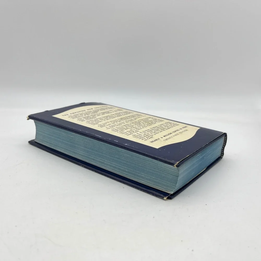 Zondervan The Amplified New Testament Hardcover Vintage 21st Edition Navy Blue